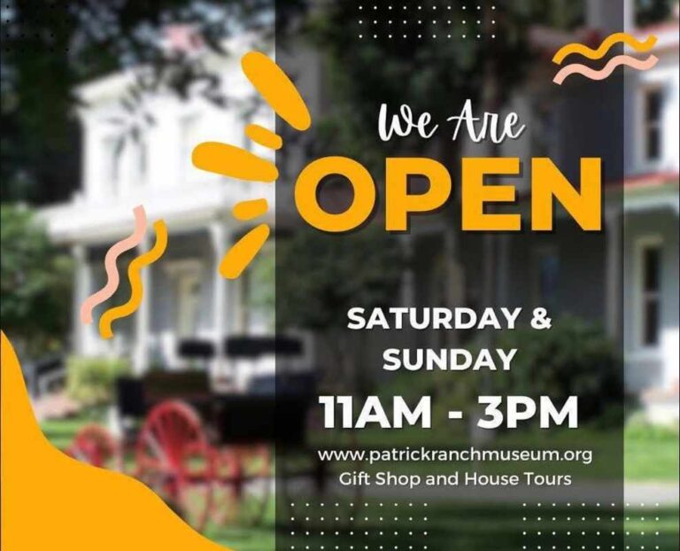 Open Saturdays & Sundays 11am-3pm